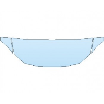PAINT PROTECTION KIT - 2025 BMW 4 SERIES M SPORT GRAN COUPE HOOD (WRAPPED EDGES) - PRECUT PPF CLEAR BRA WRAP