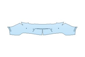 2027 CHEVROLET CAMARO ZL1 CONVERTIBLE REAR BUMPER WITH SENSORS