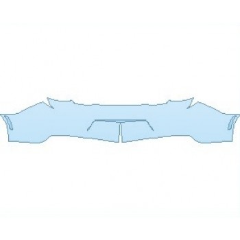 PAINT PROTECTION KIT - 2021 CHEVROLET CAMARO ZL1 CONVERTIBLE REAR BUMPER - PRECUT PPF CLEAR BRA WRAP