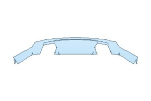 2027 CHEVROLET CAMARO ZL1 CONVERTIBLE REAR DIFFUSER