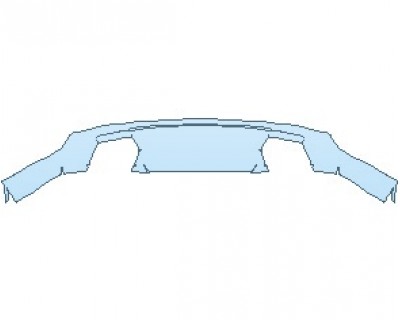 PAINT PROTECTION KIT - 2025 CHEVROLET CAMARO ZL1 CONVERTIBLE REAR DIFFUSER - PRECUT PPF CLEAR BRA WRAP