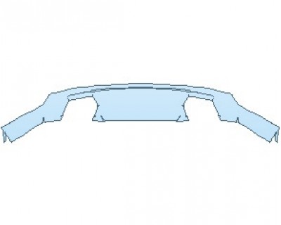 2021 CHEVROLET CAMARO ZL1 CONVERTIBLE REAR DIFFUSER