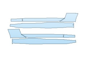 2027 CHEVROLET CAMARO ZL1 CONVERTIBLE ROCKER PANELS