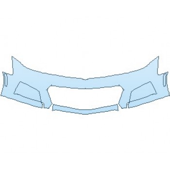 PAINT PROTECTION KIT - 2025 CHEVROLET CAMARO ZL1 CONVERTIBLE BUMPER - PRECUT PPF CLEAR BRA WRAP