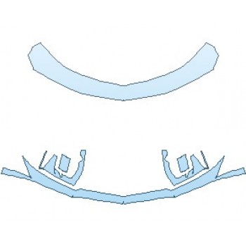 PAINT PROTECTION KIT - 2025 CHEVROLET CAMARO ZL1 CONVERTIBLE BUMPER UPPER & LOWER - PRECUT PPF CLEAR BRA WRAP