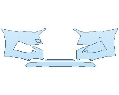 PAINT PROTECTION KIT - 2025 AUDI A7 PREMIUM BUMPER WITH 2 SENSORS - PRECUT PPF CLEAR BRA WRAP