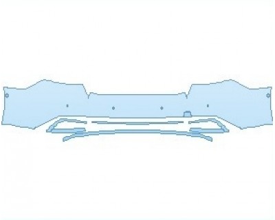 PAINT PROTECTION KIT - 2025 AUDI A7 PREMIUM REAR BUMPER WITH SENSORS - PRECUT PPF CLEAR BRA WRAP