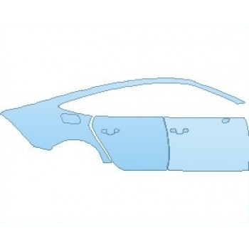 PAINT PROTECTION KIT - 2025 AUDI A7 PREMIUM REAR QUARTER PANEL & DOORS RIGHT SIDE - PRECUT PPF CLEAR BRA WRAP