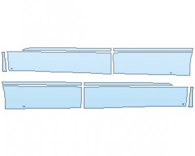 2023 VOLKSWAGEN TIGUAN SE R-LINE BLACK ROCKER PANELS