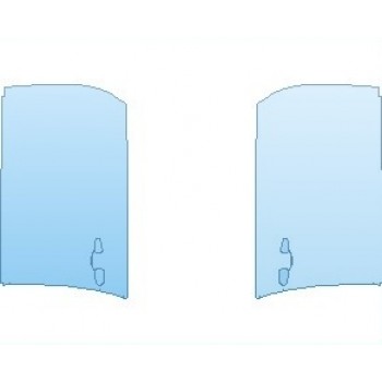 PAINT PROTECTION KIT - 2020 BMW M3 SEDAN DOORS FRONT - INVISIBLEMASK - 3M PAINT PROTECTION