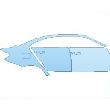 PAINT PROTECTION KIT - 2020 BMW M3 SEDAN REAR QUARTER AND DOORS RIGHT SIDE - INVISIBLEMASK - 3M PAINT PROTECTION