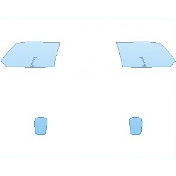 PAINT PROTECTION KIT - 2021 RAM 1500 CLASSIC WARLOCK LIGHTS - PRECUT PPF CLEAR BRA WRAP