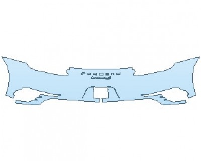 PAINT PROTECTION KIT - 2019 PORSCHE 911 TURBO S COUPE REAR BUMPER WITH 911 TURBO S EMBLEM - PRECUT PPF CLEAR BRA WRAP