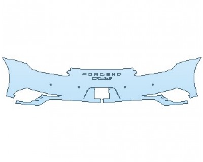 PAINT PROTECTION KIT - 2019 PORSCHE 911 TURBO S COUPE REAR BUMPER WITH SENSORS AND 911 TURBO S EMBLEM - PRECUT PPF CLEAR BRA WRAP