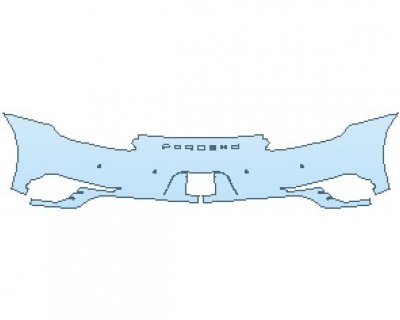 PAINT PROTECTION KIT - 2019 PORSCHE 911 TURBO S COUPE REAR BUMPER WITH SENSORS - PRECUT PPF CLEAR BRA WRAP