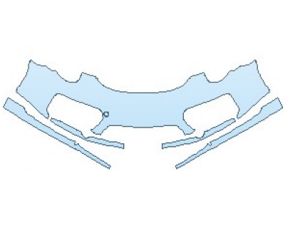 PAINT PROTECTION KIT - 2019 PORSCHE 911 TURBO S COUPE BUMPER - PRECUT PPF CLEAR BRA WRAP
