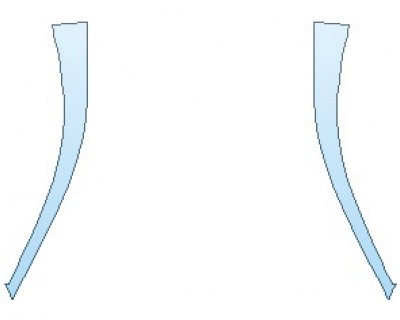 2024 ACURA NSX  A PILLARS - PRECUT PPF CLEAR BRA WRAP
