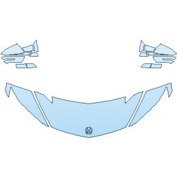 2024 ACURA NSX  HOOD (WRAPPED EDGES) - PRECUT PPF CLEAR BRA WRAP