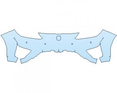 2024 ACURA NSX  REAR BUMPER WITH SENSORS - PRECUT PPF CLEAR BRA WRAP