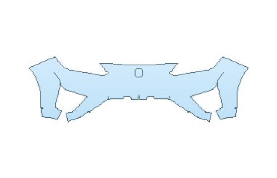 2027 ACURA NSX  REAR BUMPER - PRECUT PPF CLEAR BRA WRAP
