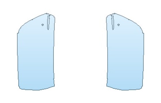 2027 ACURA NSX  DOORS - PRECUT PPF CLEAR BRA WRAP
