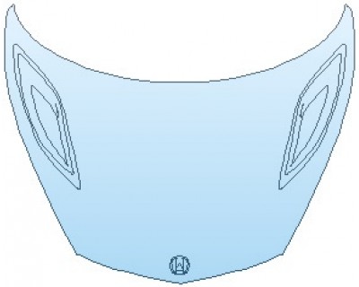 2024 ACURA NSX  FULL HOOD (WRAPPED EDGES) - PRECUT PPF CLEAR BRA WRAP