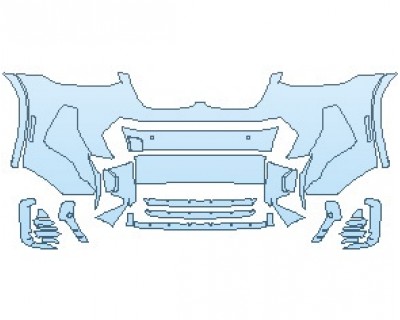 2023 BMW X3 M SPORT BUMPER WITH SENSORS