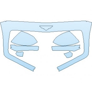 Precut PPF Kit – Clear Bra Paint Protection Film PAINT PROTECTION KIT - 2020 BENTLEY BENTAYGA WITH AERODYNAMIC KIT GRILLE SURROUND WITH CENTER CAMERA AND MIRRORS - INVISIBLEMASK - 3M PAINT PROTECTION