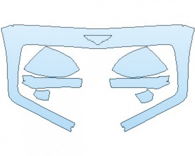 Precut PPF Kit – Clear Bra Paint Protection Film PAINT PROTECTION KIT - 2020 BENTLEY BENTAYGA WITH AERODYNAMIC KIT GRILLE SURROUND WITH CENTER CAMERA AND MIRRORS - INVISIBLEMASK - 3M PAINT PROTECTION