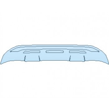 PAINT PROTECTION KIT - 2021 MERCEDES GLA CLASS BASE LOWER BUMPER CHROME - PRECUT PPF CLEAR BRA WRAP