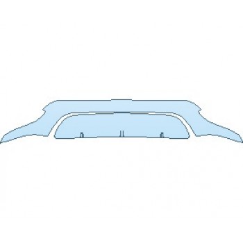 PAINT PROTECTION KIT - 2022 LAND ROVER RANGE ROVER EVOQUE R-DYNAMIC HSE LOWER BUMPER - PRECUT PPF CLEAR BRA WRAP