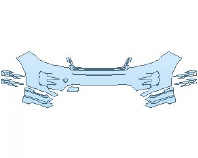 2023 LAND ROVER RANGE ROVER EVOQUE R-DYNAMIC S BUMPER