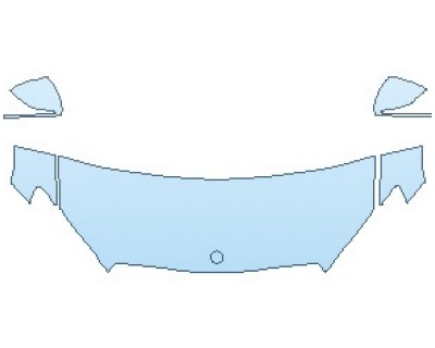 2023 MERCEDES C CLASS 300 CABRIOLET HOOD (NO WRAPPED EDGES)