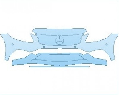 2023 MERCEDES C CLASS 300 CABRIOLET BUMPER WITH SENSORS