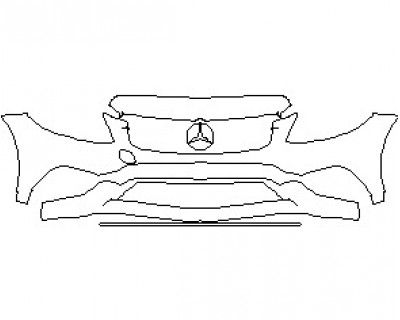 2023 MERCEDES C CLASS 300 CABRIOLET BUMPER WITH TOW HOLE