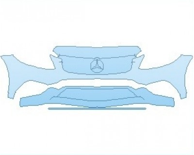 PAINT PROTECTION KIT - 2023 MERCEDES C CLASS 300 4MATIC CABRIOLET BUMPER - PRECUT PPF CLEAR BRA WRAP