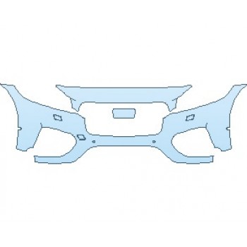 2021 JAGUAR F-PACE SVR BUMPER KIT WITH SENSORS & WASHERS 2021 JAGUAR F-PACE SVR BUMPER KIT WITH SENSORS & WASHERS