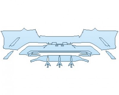 2022 KIA K5 LXS REAR BUMPER