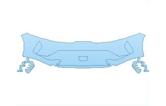 PAINT PROTECTION KIT - 2027 KIA K5 EX BUMPER - PRECUT PPF CLEAR BRA WRAP