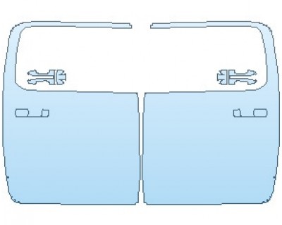 PAINT PROTECTION KIT - 2025 RAM 1500 LONE STAR DOORS REAR CREW CAB - PRECUT PPF CLEAR BRA WRAP