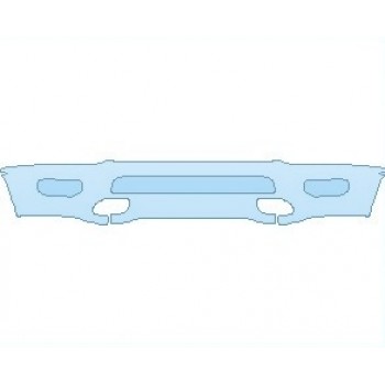 PAINT PROTECTION KIT - 2023 RAM 1500 BIG HORN LOWER BUMPER IF CHROME OR PAINTED - PRECUT PPF CLEAR BRA WRAP