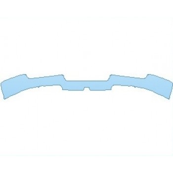 PAINT PROTECTION KIT - 2024 RAM 1500 LONE STAR REAR BUMPER IF CHROME OR PAINTED - PRECUT PPF CLEAR BRA WRAP