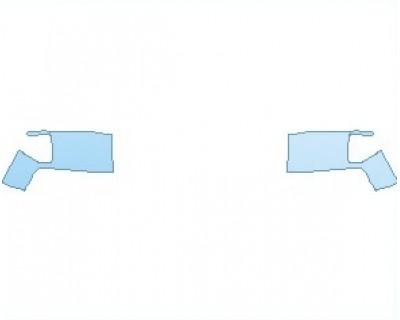 PAINT PROTECTION KIT - 2025 RAM 1500 LONE STAR TRAILER TOW MIRRORS - PRECUT PPF CLEAR BRA WRAP