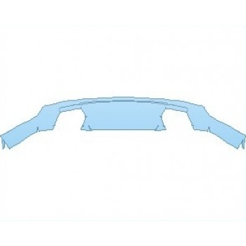 PAINT PROTECTION KIT - 2021 CHEVROLET CAMARO ZL1 COUPE REAR DIFFUSER - PRECUT PPF CLEAR BRA WRAP