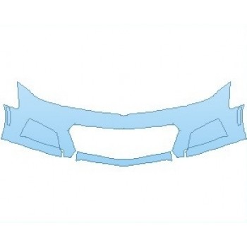 PAINT PROTECTION KIT - 2021 CHEVROLET CAMARO ZL1 COUPE BUMPER - PRECUT PPF CLEAR BRA WRAP