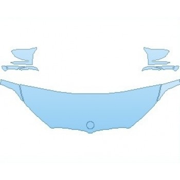 PAINT PROTECTION KIT - 2023 BMW M8 COMPETITION CONVERTIBLE HOOD (NO WRAPPED EDGES) - PRECUT PPF CLEAR BRA WRAP