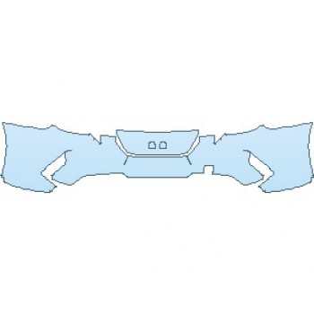 PAINT PROTECTION KIT - 2023 BMW M8 BASE CONVERTIBLE REAR BUMPER - PRECUT PPF CLEAR BRA WRAP