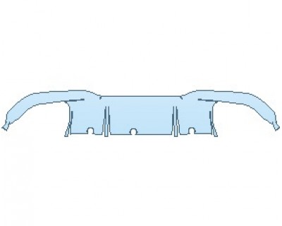 2023 BMW M8 COMPETITION CONVERTIBLE REAR DIFFUSER