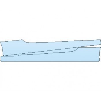2025 BMW M8 COMPETITION CONVERTIBLE ROCKER PANELS - PRECUT PPF CLEAR BRA WRAP
