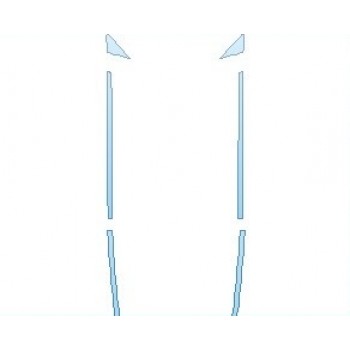 PAINT PROTECTION KIT - 2023 BMW M8 BASE CONVERTIBLE WINDOW TRIM - PRECUT PPF CLEAR BRA WRAP